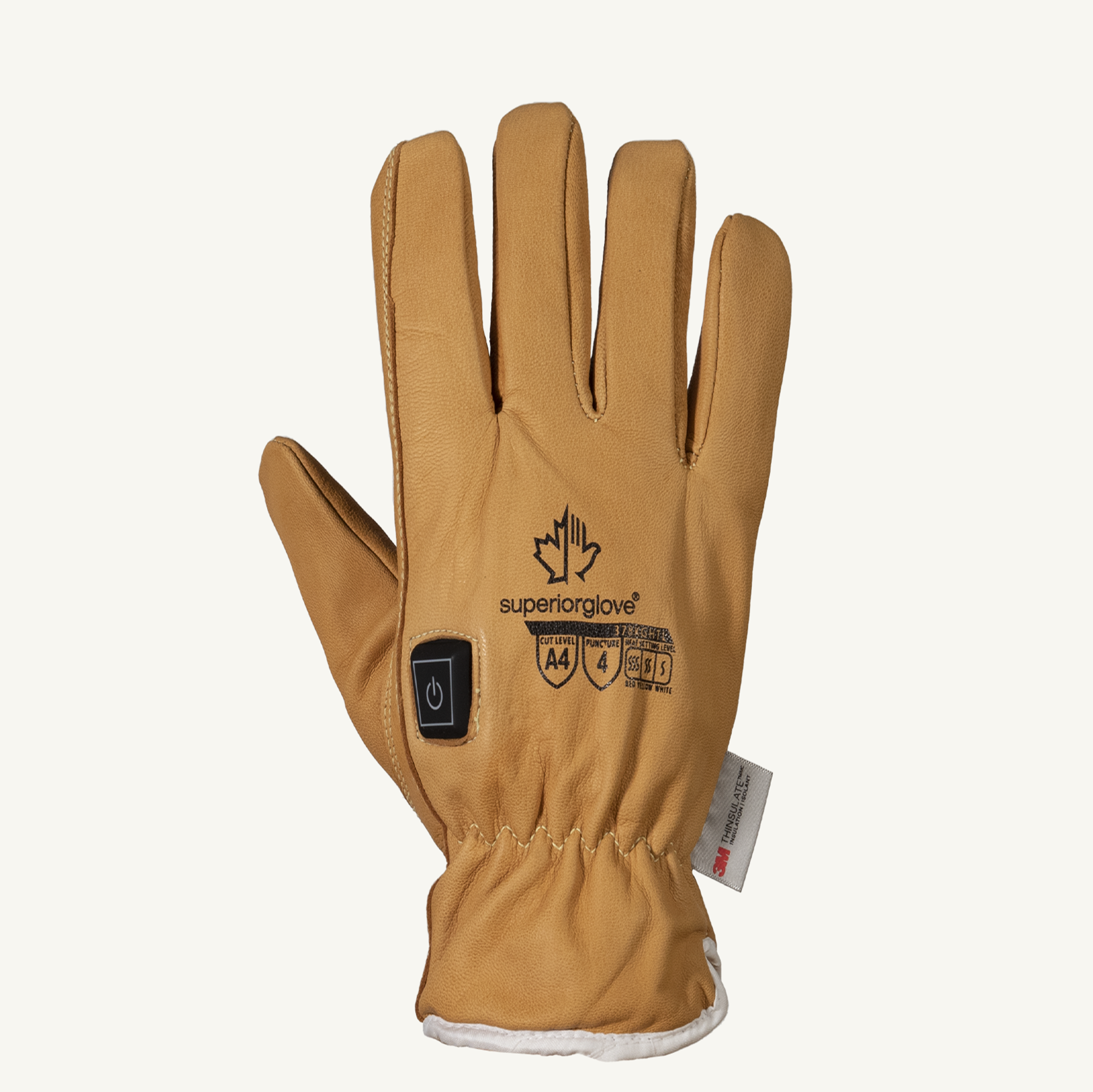 Superior Glove® Endura® 378KGHTL Thinsulate Battery Heated A4 Winter Drivers Gloves